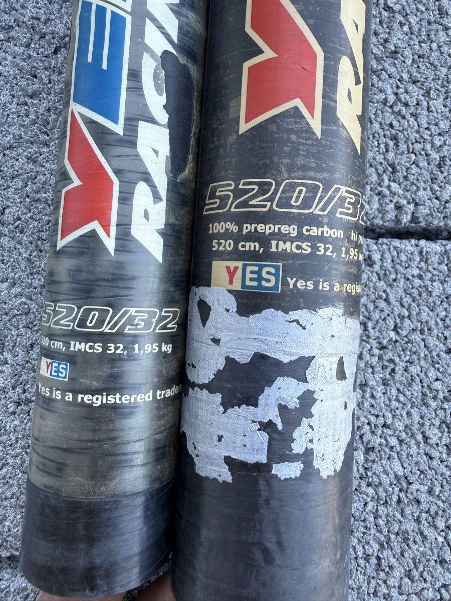 Surf: Windsurf Carbon Mast YES RACING 520/ 32 – Usato da Erlinsbach SO venduto da n123h 1