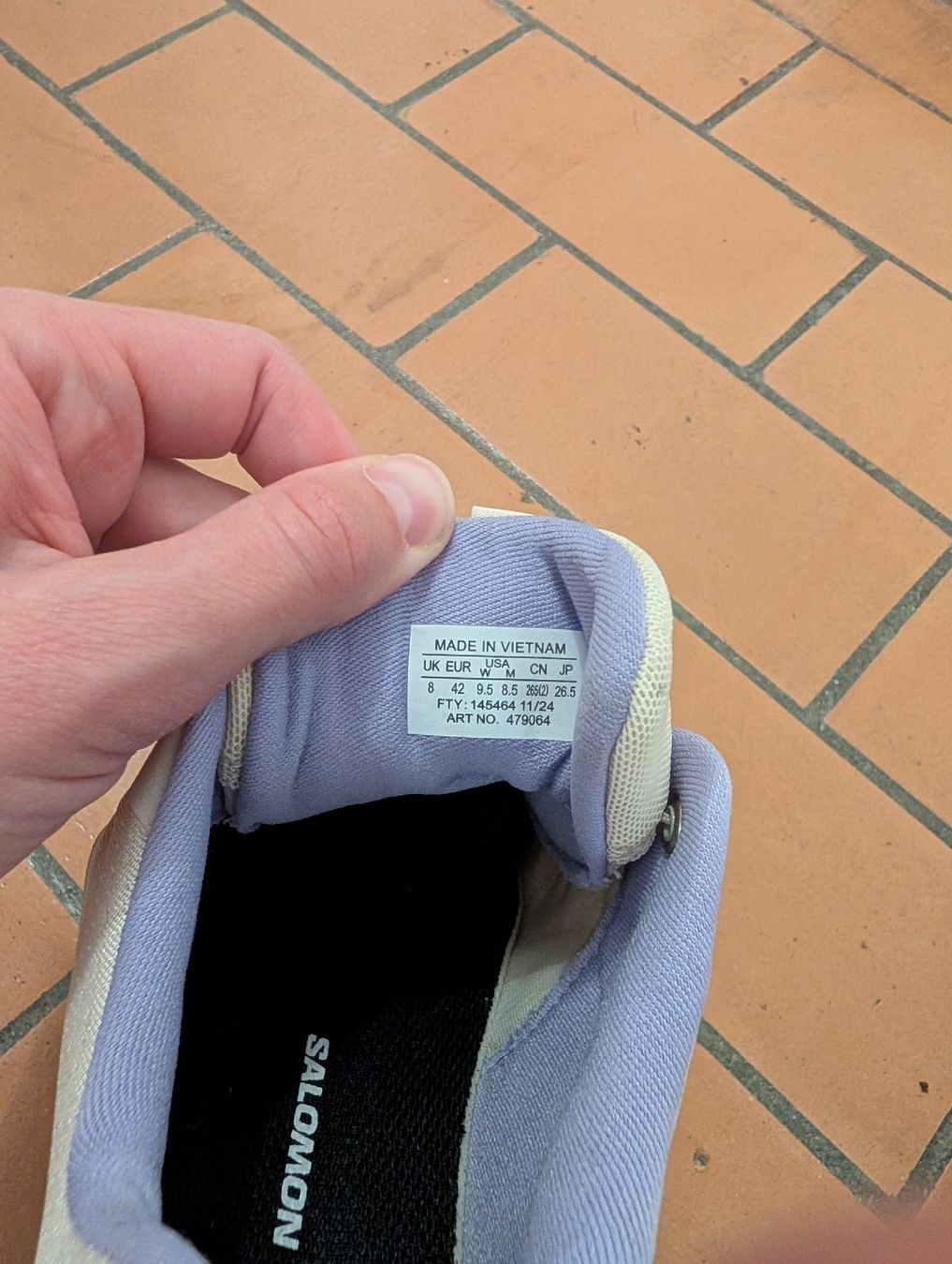 Salomon Scarpe da uomo: Salomon XT Pathway beige Grösse 42  – Usato da Zürich venduto da jul_ftn2 3