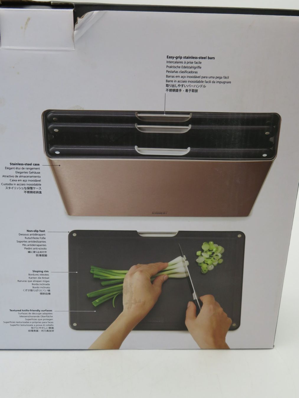 Joseph Joseph Elettrodomestici da cucina: JosephJoseph Folio Steel Schneidebretter – Usato da Reinach BL venduto da WBZ-Flohmarkt 4