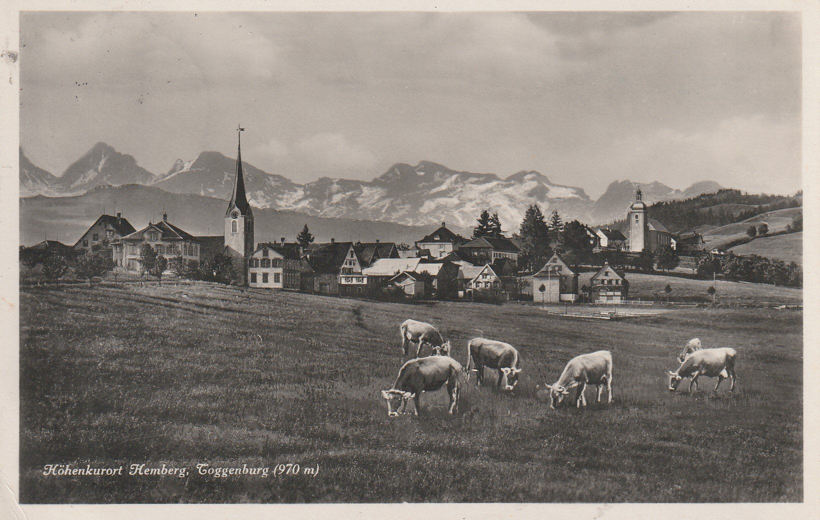 Cartoline postali: Hemberg - Toggenburg- 1929 – Usato da uttwil venduto da Koehlerfred