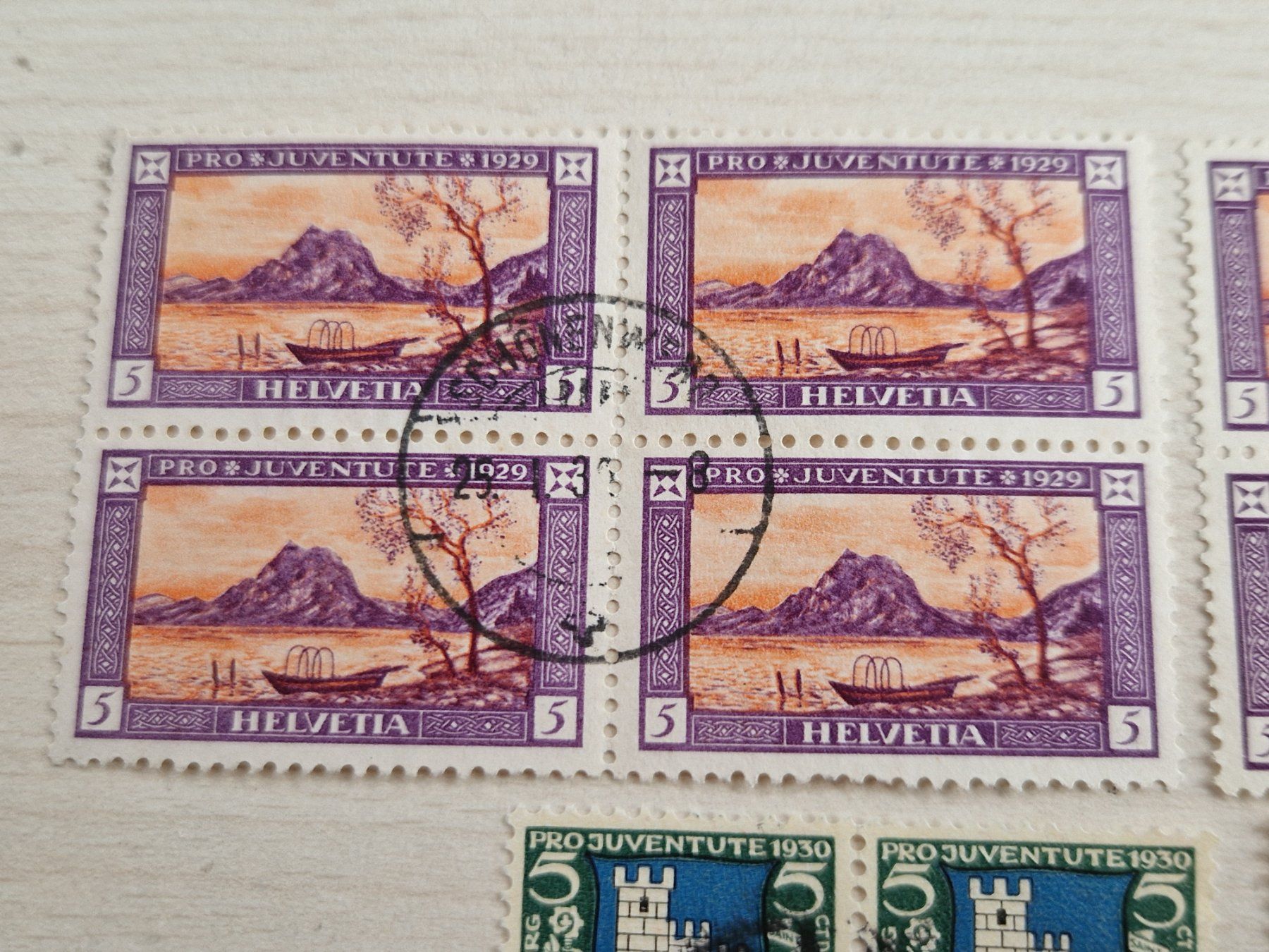 Tutti i francobolli: PJ 4er Blöcke, 1929/30/31, ab 1.- – Usato da Burgdorf venduto da Glossy01 1