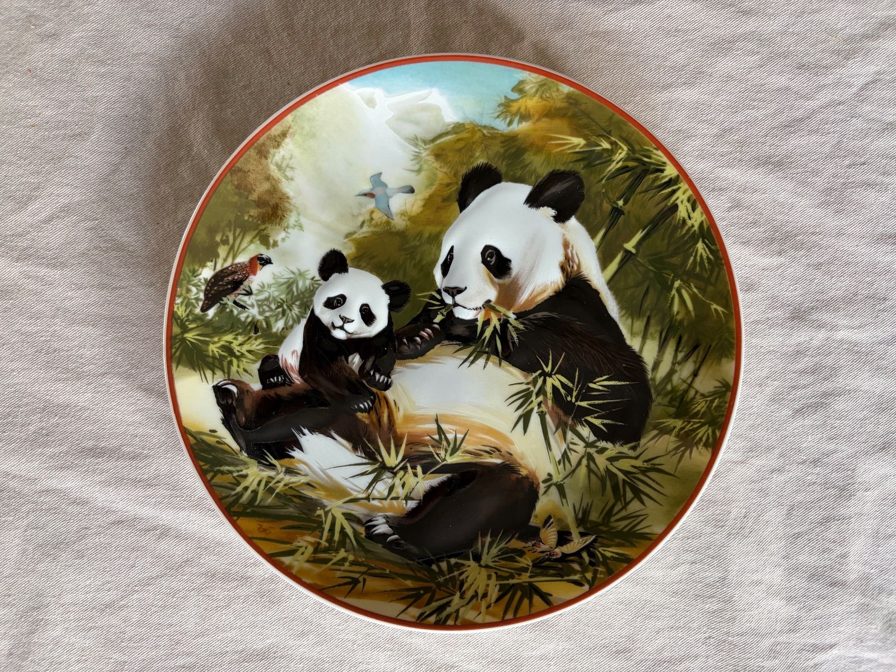Villeroy & Boch Piatti: Villeroy & Boch Wandteller / Panda – Usato da Muttenz venduto da nataschasia