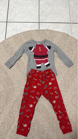 Cosy Christmas Pajamas Set - Santa Design - Size 98-104