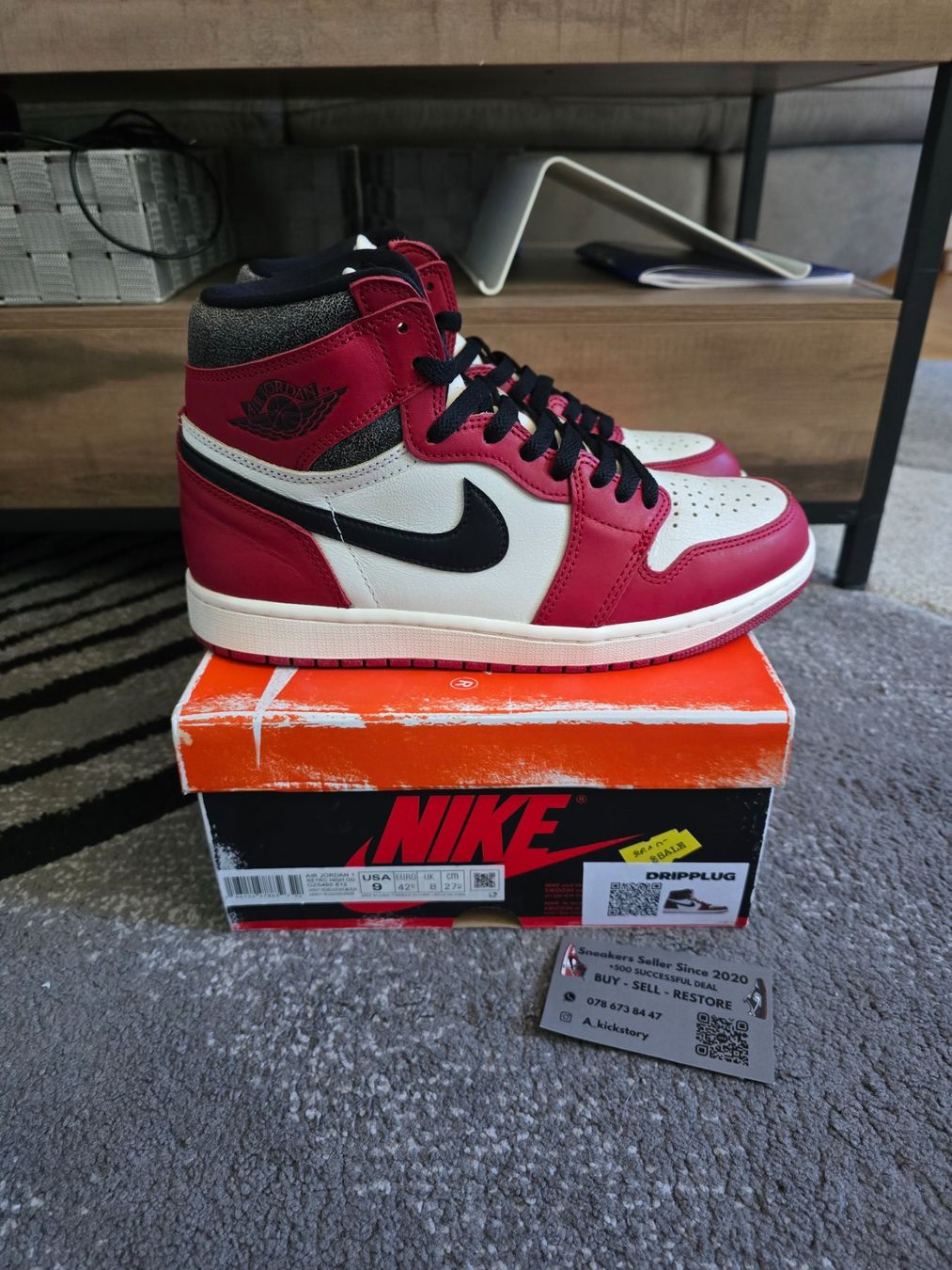 Chaussures hommes: Jordan 1 high chicago lost and found – Neuf (Voir description) à Bôle par A_Kickstory 6
