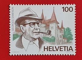 SCHWEIZ BELGIEN MARKE GEORGES SIMENON 871 1994** POSTFRISCH