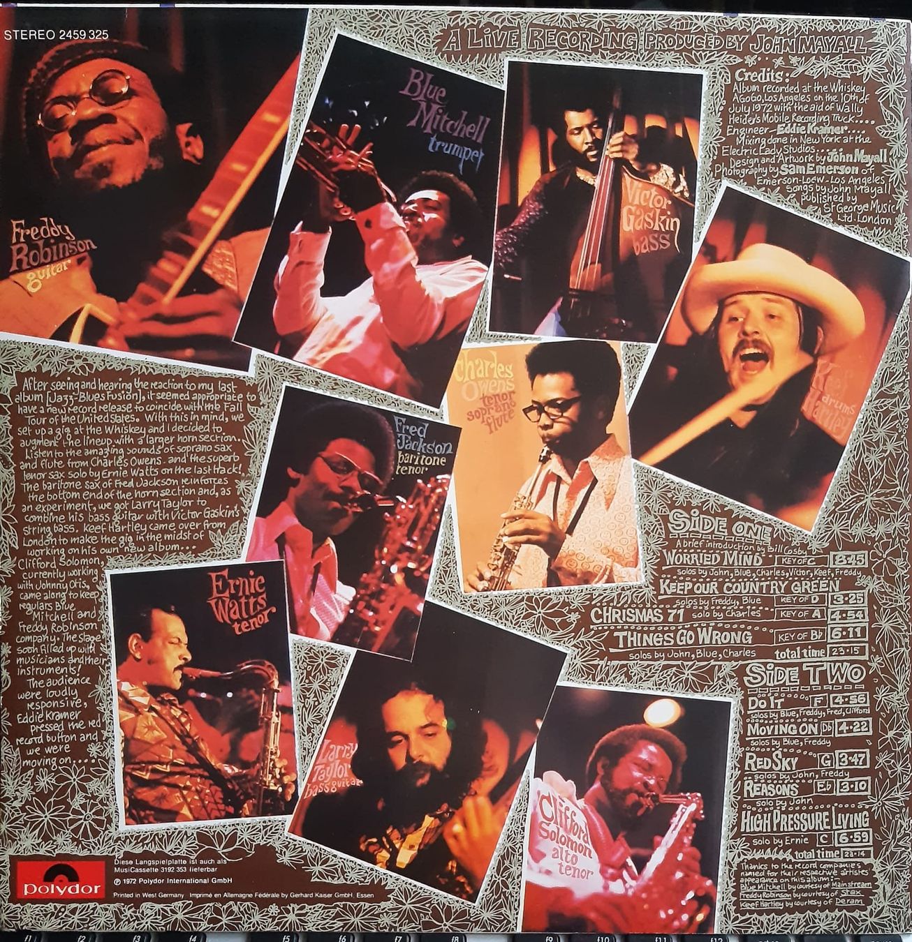 Dischi in vinile: JOHN MAYALL: Moving on  POLYDOR: 2459 325 – Usato da Frick venduto da kyb_yq8h 1