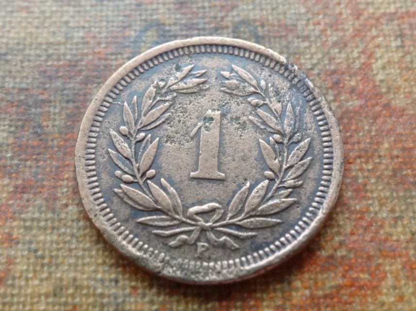 Alle Münzen: 1 Rp. 1891  (B) – Gebraucht aus Romanel-sur-Lausanne von Swift13 1