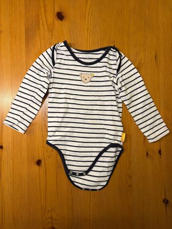 Steiff Baby Body, Grösse 80, Langarm