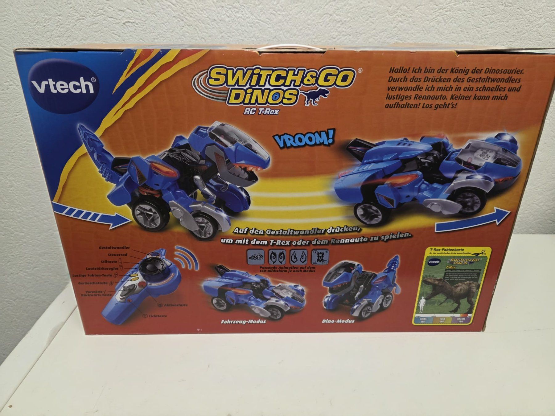 Vtech Giocattoli: V-tech RC T-Rex NEU, OVP – Nuovo e nell'imballaggio originale da Bennwil venduto da fawag 2