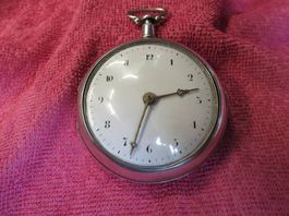 Antike Spindel Taschenuhr Norton London mit Dopeltem Gehäuse