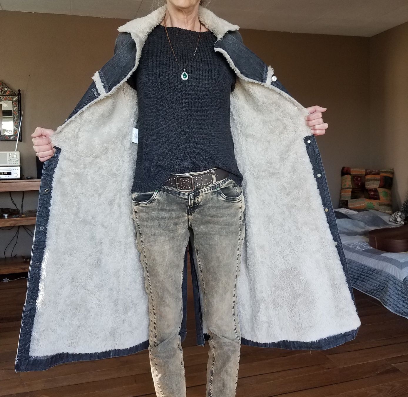 Lee Mäntel: Warmer Lee Jeansmantel Gr. M Teddyfell – Gebraucht aus Lostorf von MidnightRider59 2
