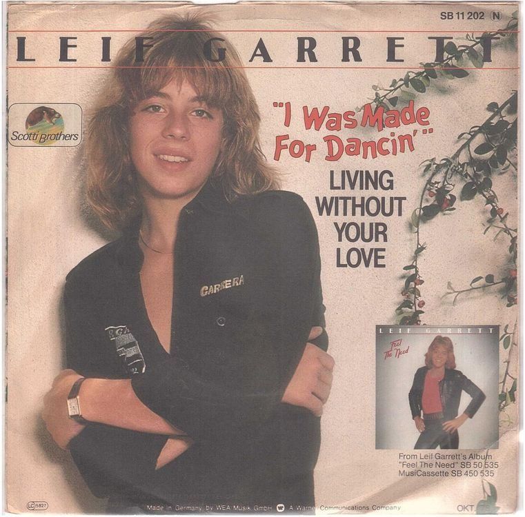 Dischi in vinile: Leif Garett  --  I was made for dancin   Single7 – Usato da Rheinau venduto da asteng