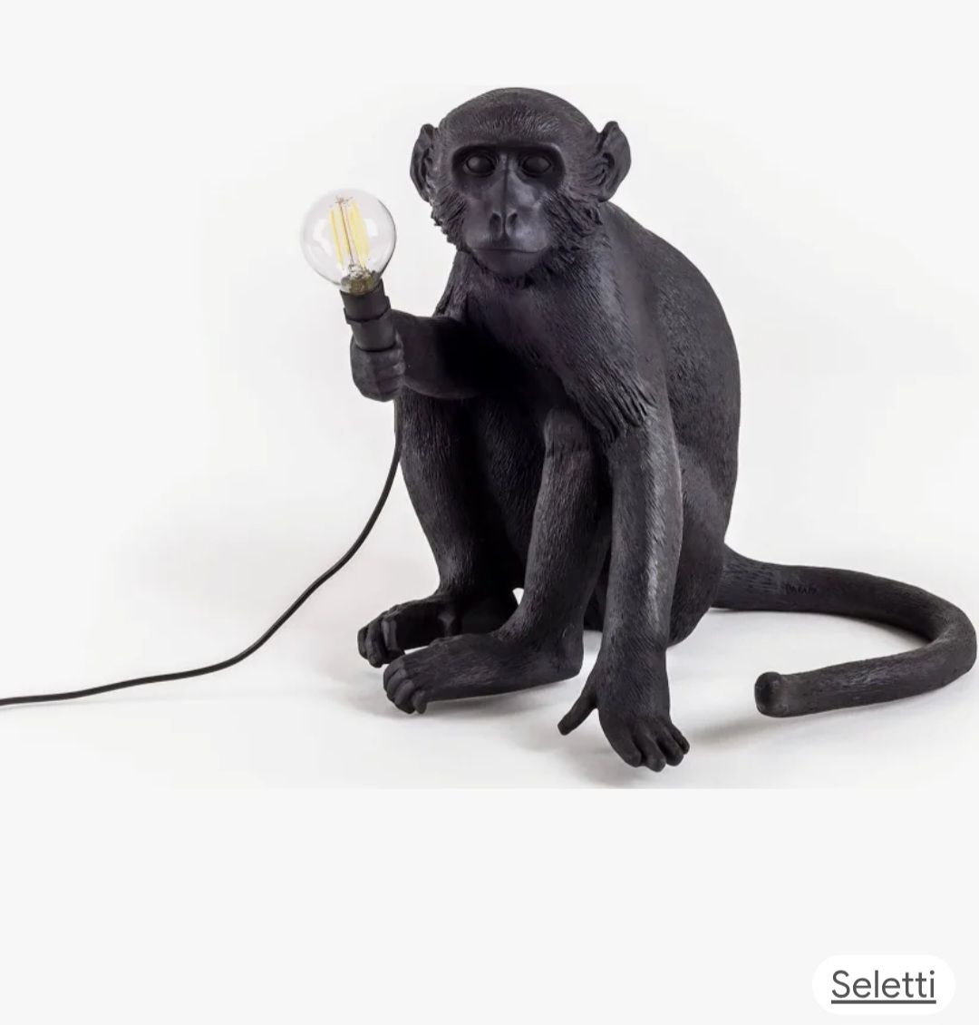 Seletti Lampade: Seletti Affe Lampe schwarz OVP – Nuovo e nell'imballaggio originale da Riedikon venduto da Winter21.