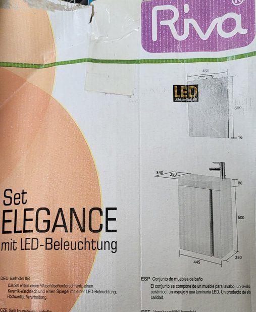 Specchi: Riva Elegance Badezimmerspiegel (45x60 cm) – Absolut NEU! – Nuovo e nell'imballaggio originale da Grüningen venduto da Sophie_Nick 2