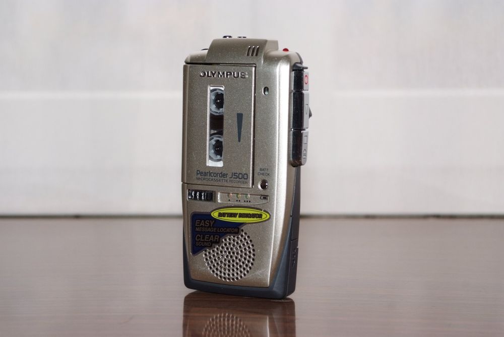 Olympus Pearlcorder J500 Diktiergerät Kassettenrecorder Kaufen auf