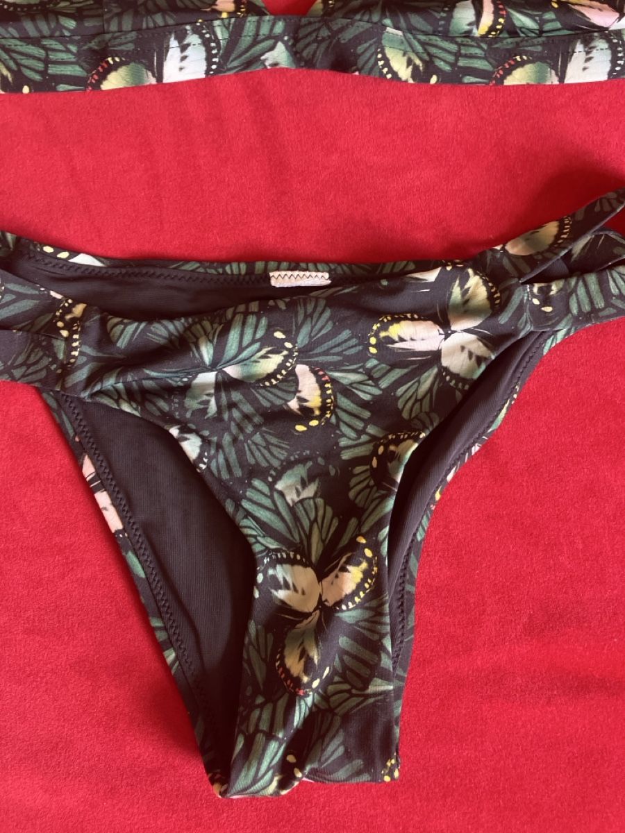 Costumi da bagno & Bikini: Bikini Schmetterling Muster dunkel Grösse S neu – Usato da Muralto venduto da jac_hkz5 1