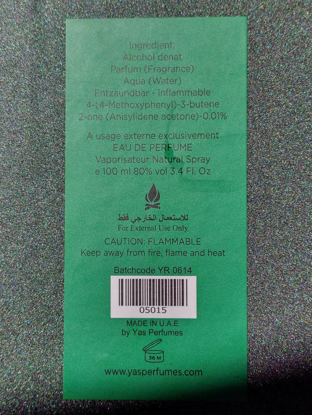 Profumi & Eau de Toilette: YAS Perfumes RAWDHA 100ml – Nuovo (secondo la descrizione) da Bülach venduto da agb_8wgl 5