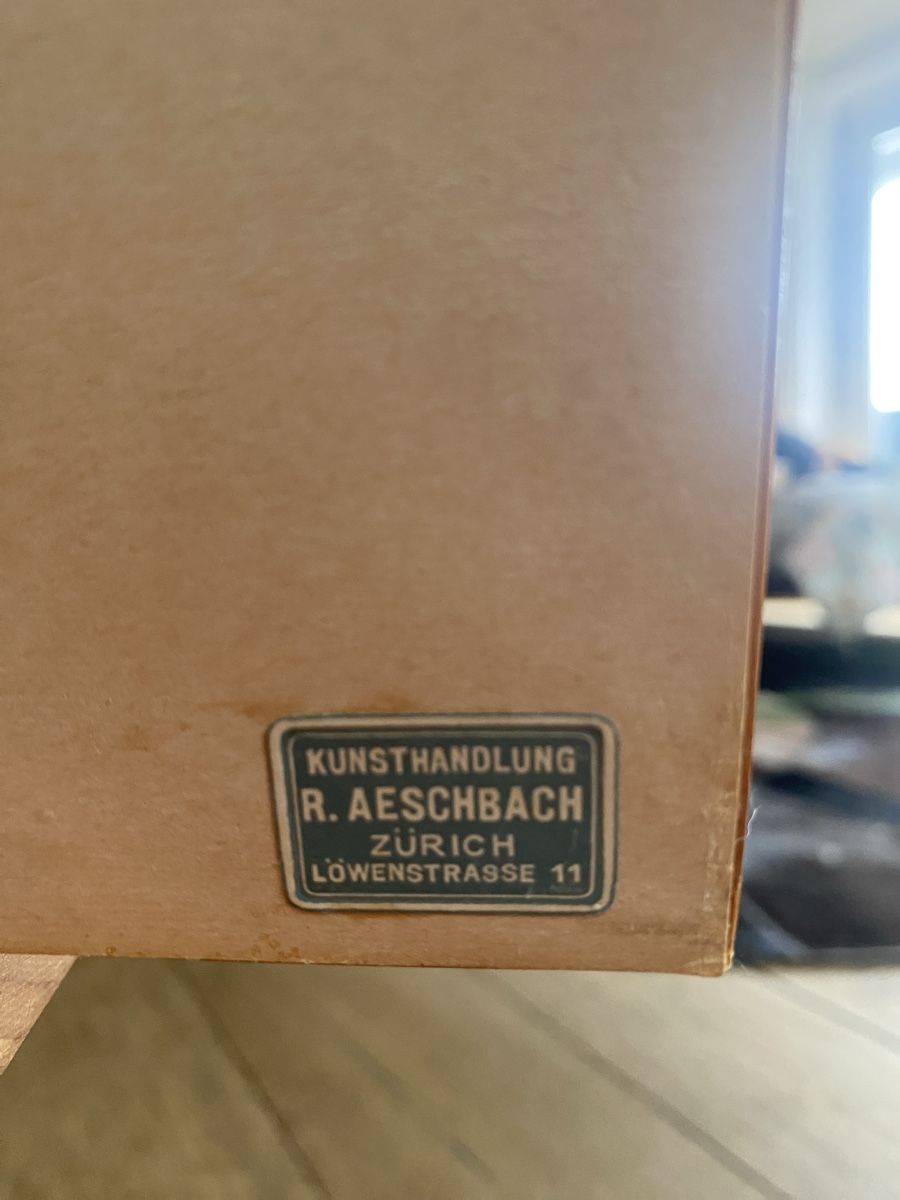 Grafica & Litografie: Signiertes Bild Eule in Vintage-Rahmen, ein Schmuckstück – Usato da Stallikon venduto da hexe14 8