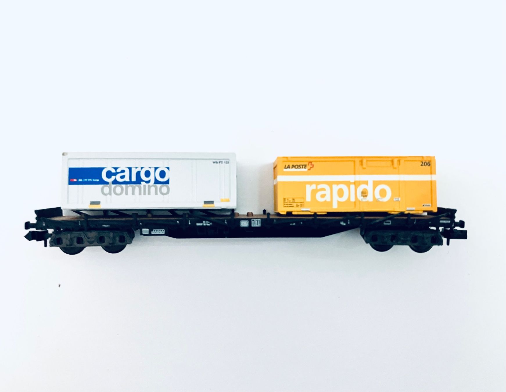 Fleischmann Trains électriques: 2xContainer POST/SBB Cargo Runggenwagen SPUR N – D'occasion à Oberbuchsiten par Orsetto24 5