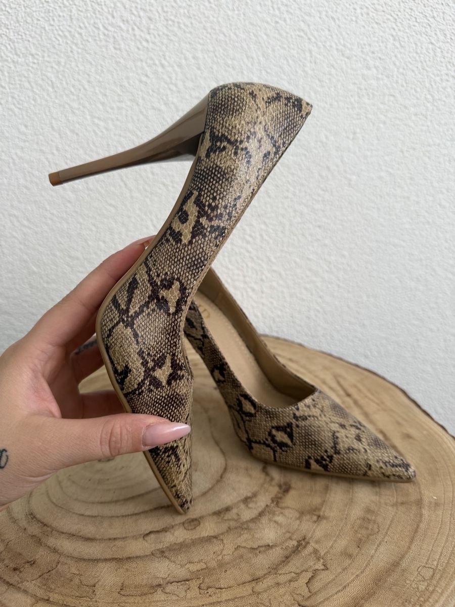 Scarpe da donna: RAID High Heels Snake Print Beige/Braun Gr. 37 – Nuovo (secondo la descrizione) da Hägglingen venduto da Raff_Ella 2