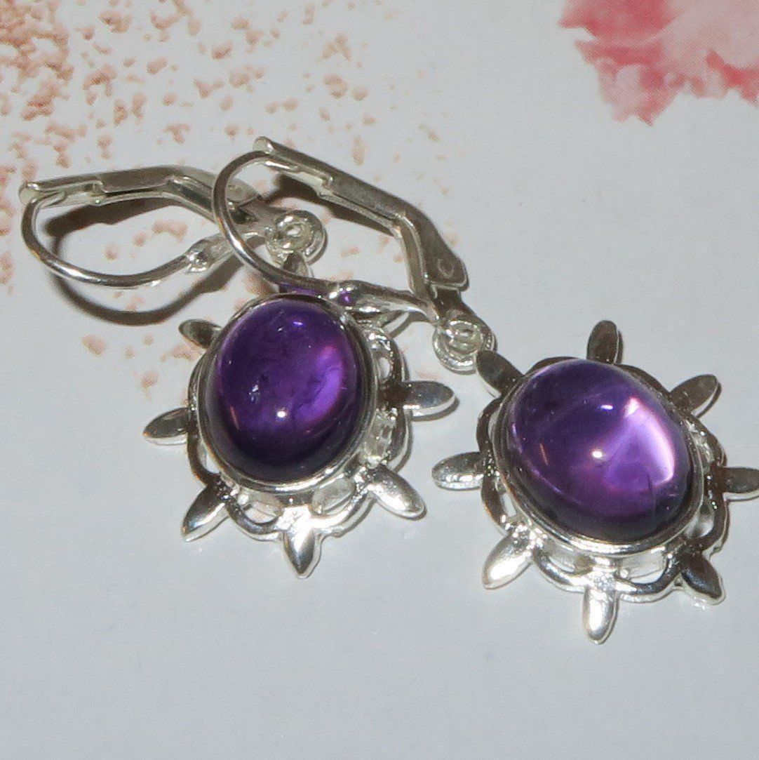 Ohrringe & -stecker: Ohrringe AMETHYST 925 Silber /VP 59,- – Neu (gemäss Beschreibung) aus Visp von steinschmuckwelt 1