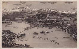 Zürich - See Rapperswil Panorama