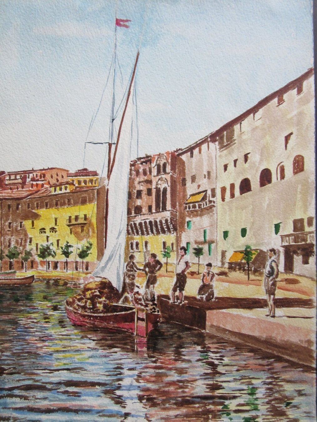 Dipinti: AQUARELL nicht signiert – Usato da Gersau venduto da grafik-kunst