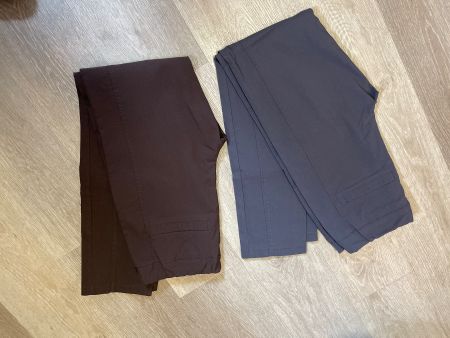 Stehmann Chilli WI Damen Hosen, Grau, dunkelbraun Gr. 38