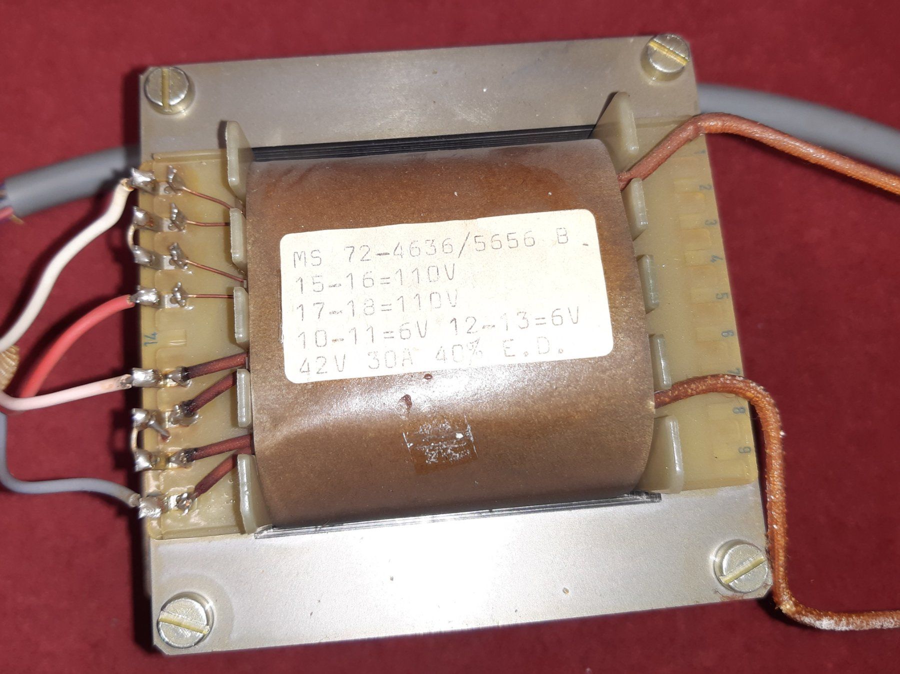 Componenti elettronici: Transformator, ungeprüft und ungtestet! – Usato da Lohn-Ammannsegg venduto da Molch7 4