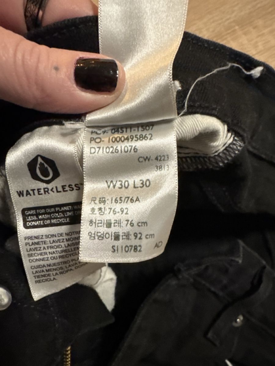 Levi's Jeans: Schwarze Levi’s Jeanshose 511 – Usato da Moutier venduto da Ste018 5