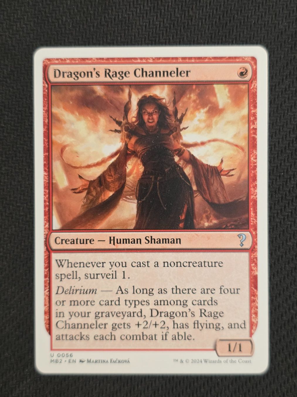 Magic The Gathering Sammelbilder & Trading cards: Dragon's Rage Channeler -  MTG – Gebraucht aus Zürich von Semagets