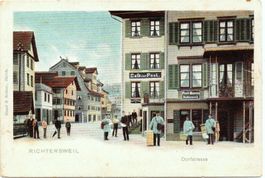 RICHTERSWIL Dorfstrasse - Post - Briefträger