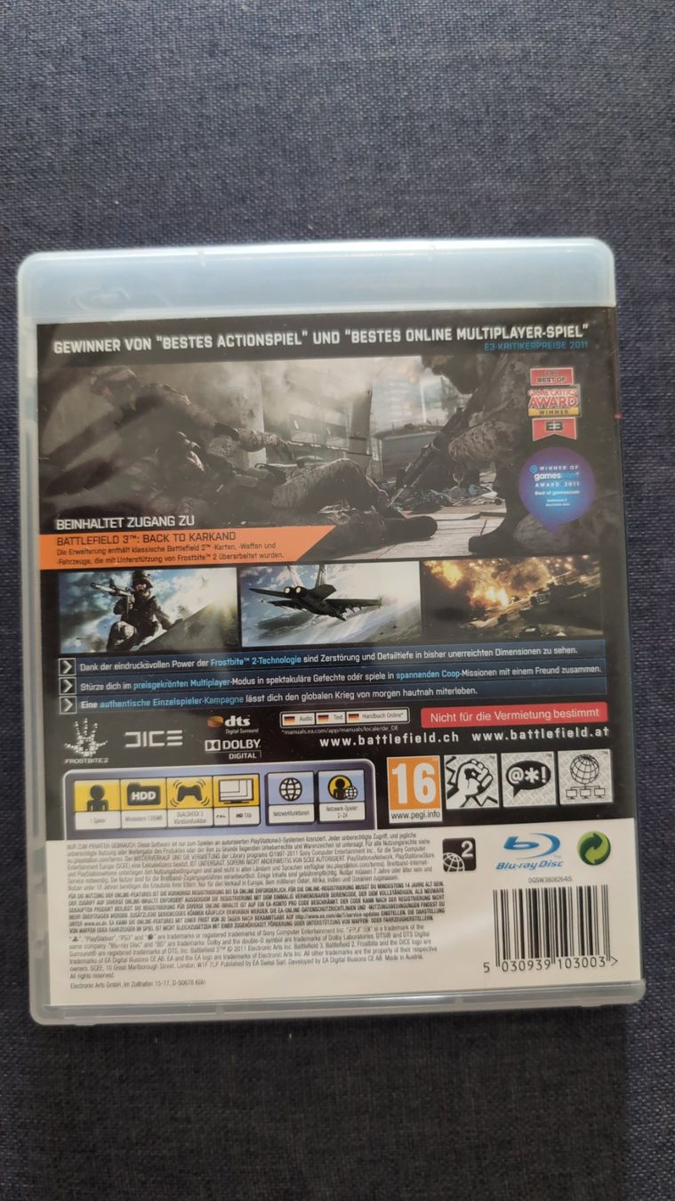 Spiele: Battlefield 3 PS3 – Gebraucht aus Zürich von man_8hdl 1