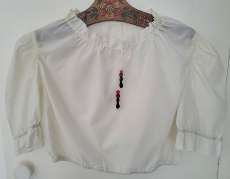 Vintage Bauchfrei-Bluse, 1970er Jahre