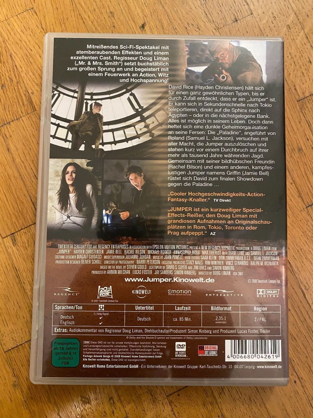 Tutti i DVDs: Jumper DVD zu verkaufen – Nuovo (secondo la descrizione) da Zürich venduto da Gobble 1