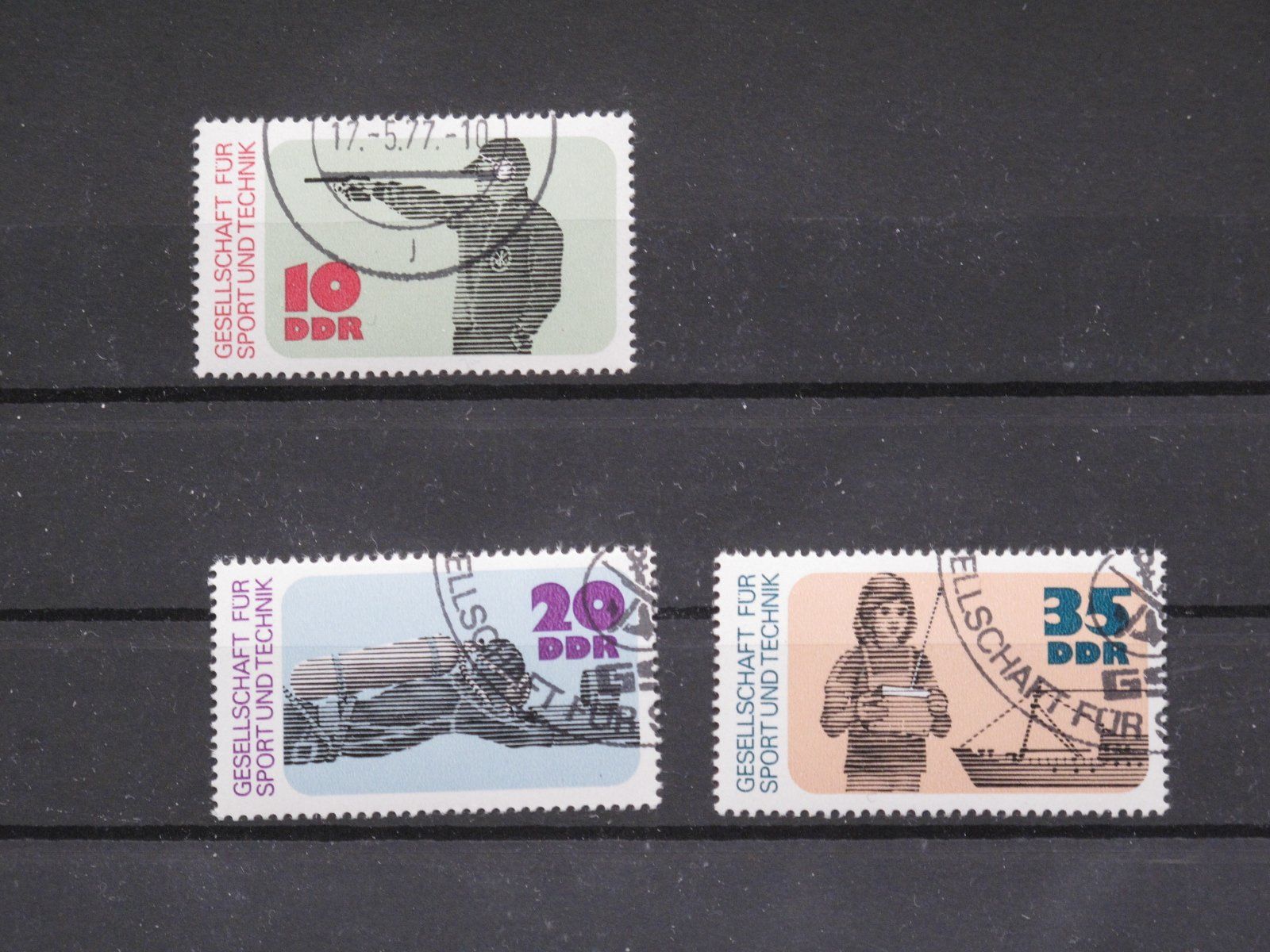 Tutti i francobolli: DDR 1977 Sport & Technik gest. – Usato da Wil SG venduto da fva01