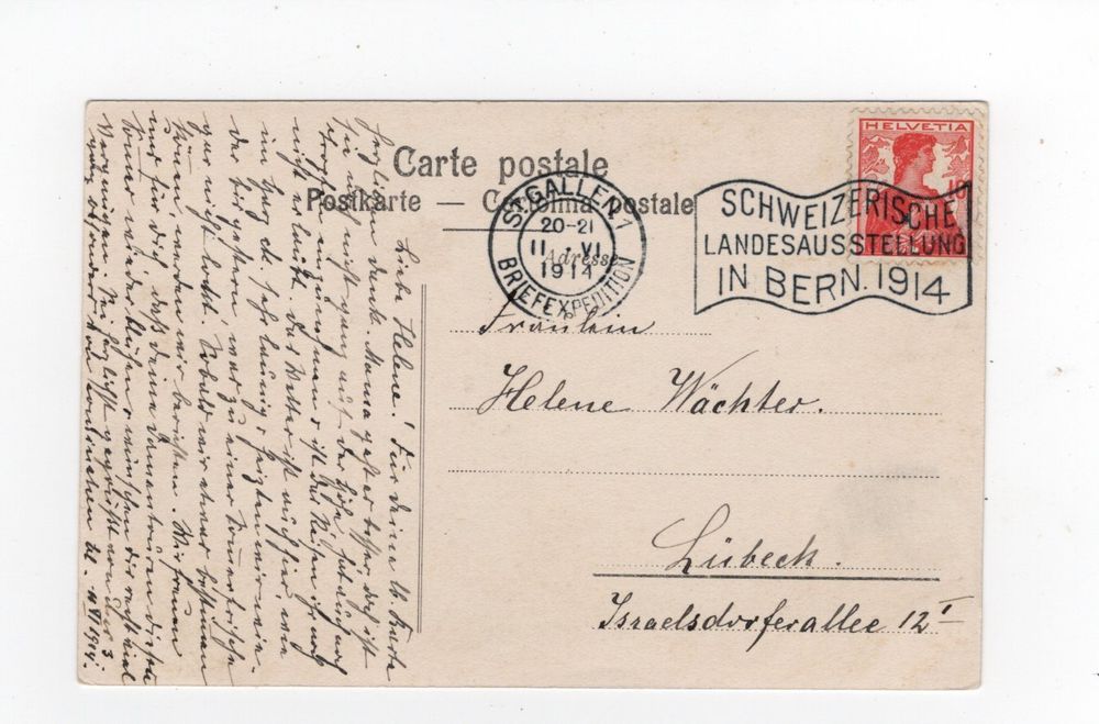 St.Gallen Goliathgasse Tram 1914 Kaufen auf Ricardo