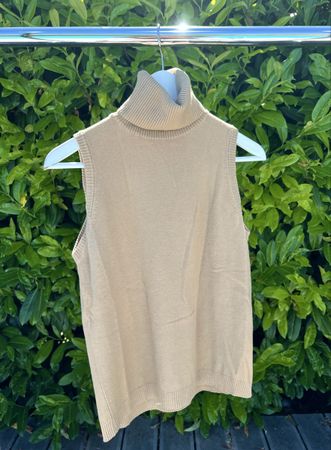 Top col roulé Zara beige L