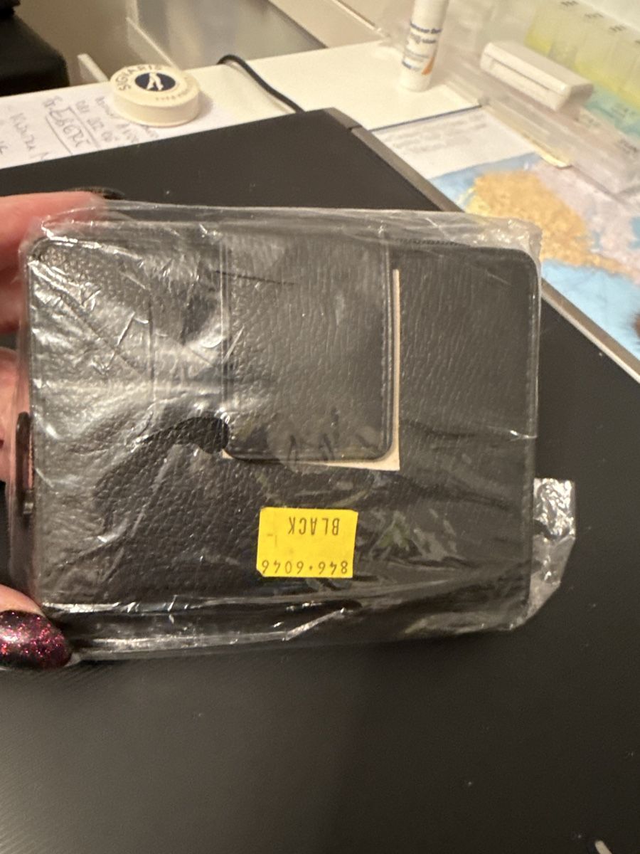 Portamonete: NEU**PORTEMONNAIE ECHTLEDER SCHWARZ**TOP GESCHENK*** – Nuovo e nell'imballaggio originale da Zürich venduto da Ceca52