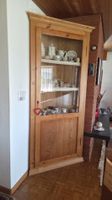 Eckschrank Massivholz Vitrinenschrank Landhausstil