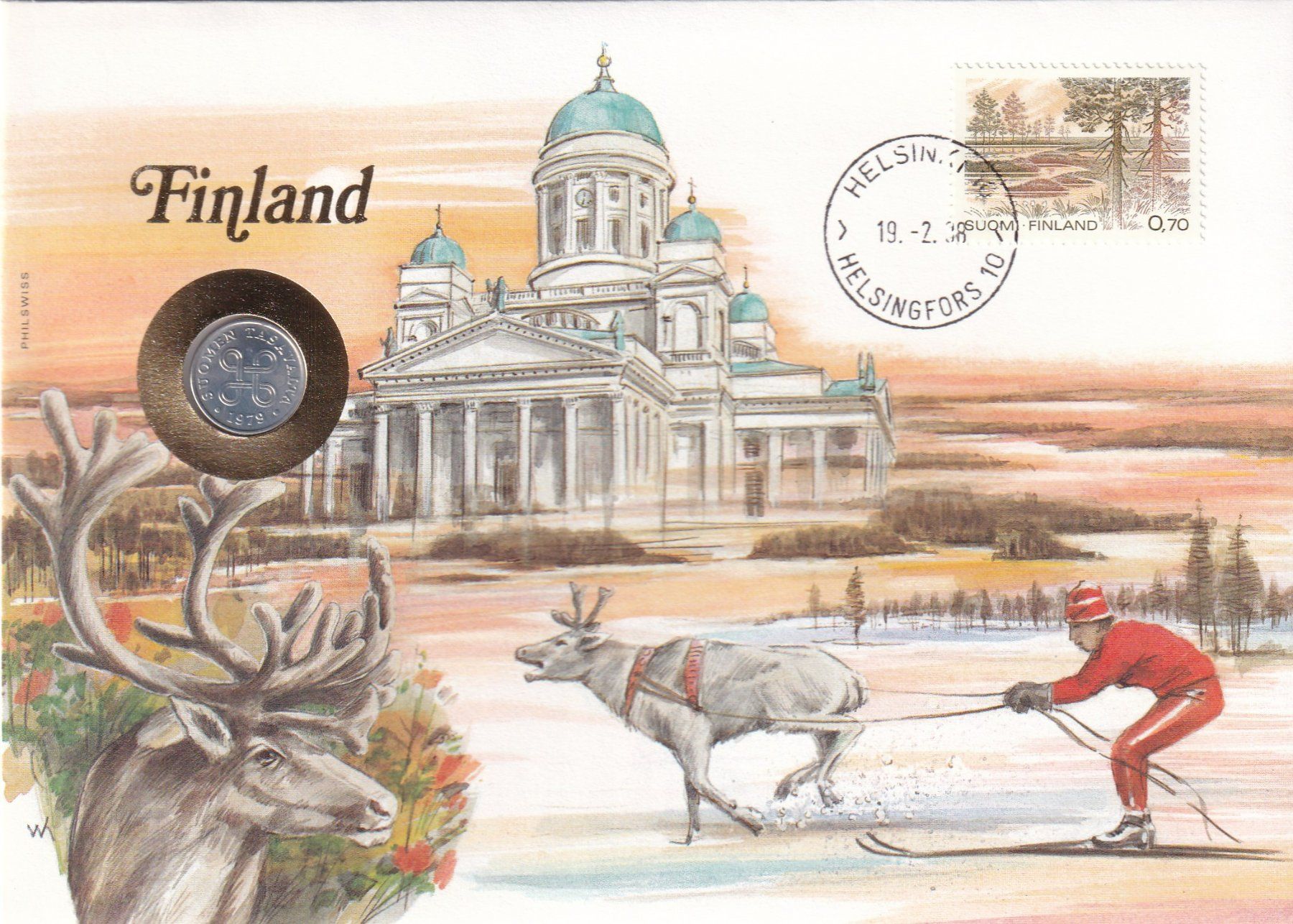 Tutti le monete: Münzbrief   Finnland – Usato da Neuchâtel venduto da karlpierrino