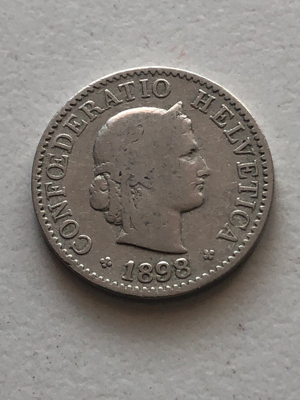 Tutti le monete: 5 Rp. 1898 – Usato da Schötz venduto da Odpa