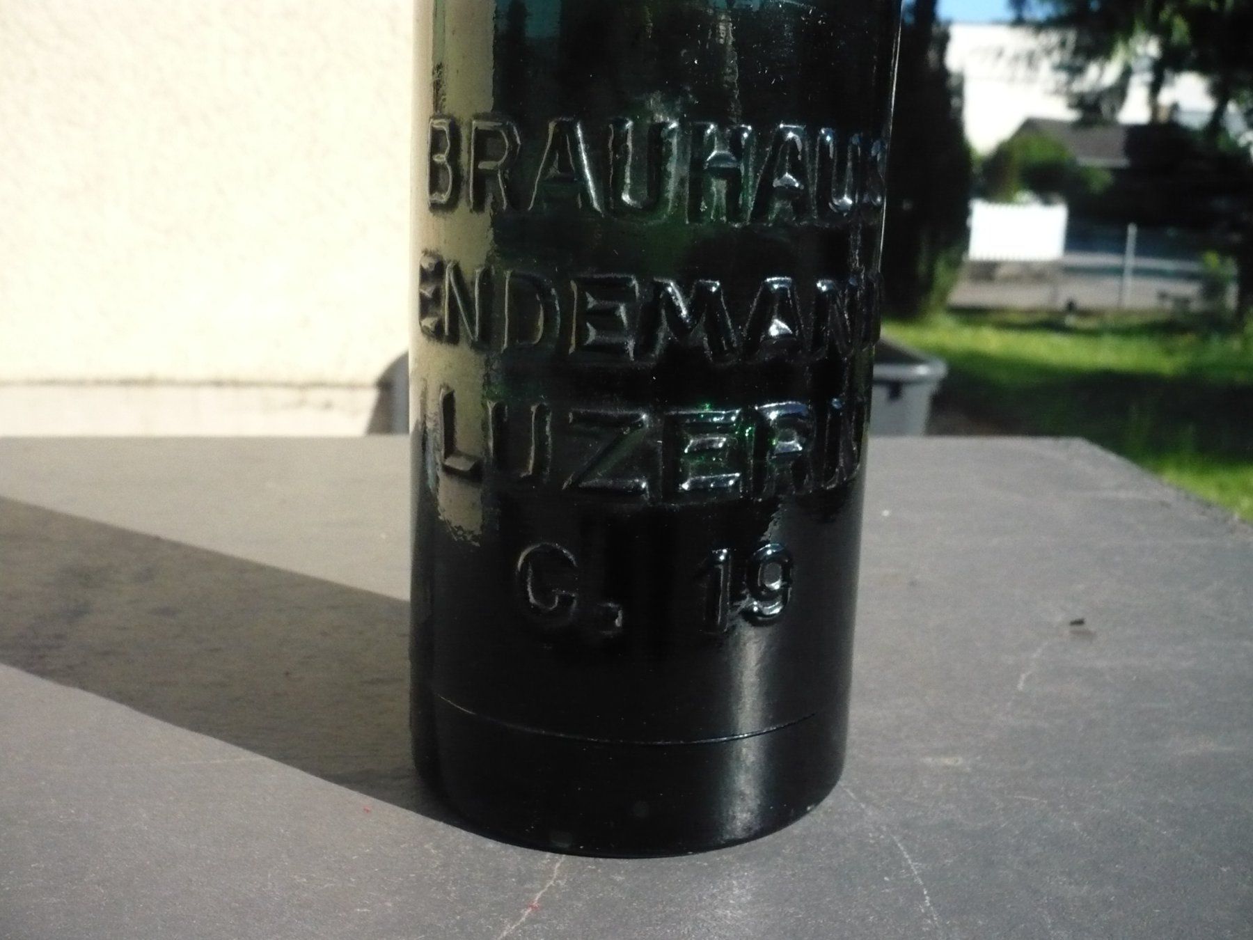 Bicchieri, Caraffe & Bottiglie: Bierflasche BRAUHAUS ENDEMANN LUZERN – Usato da Biberist venduto da Urmel 1