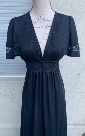 Splendide robe vintage style empire ST JAMES t.38=size12