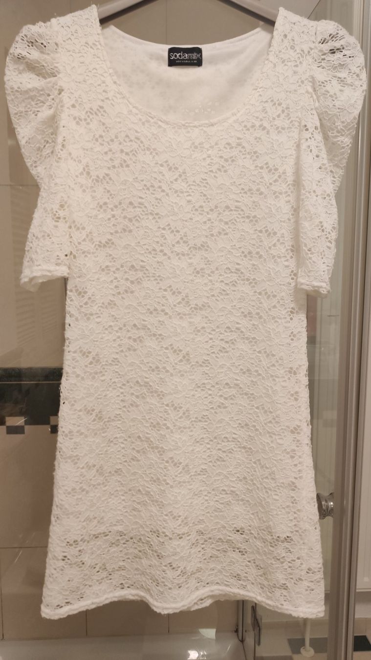 Kleider: Abendkleid Spitzenkleid Weiss – Gebraucht aus Rheinfelden von Sandra220