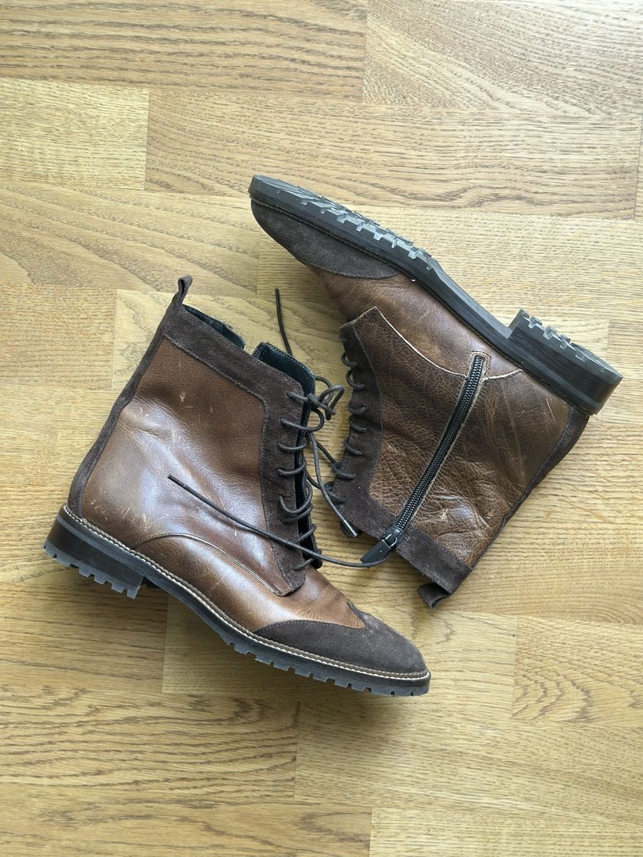 Navyboot Scarpe da donna: Boots/Stiefel, braun, Grösse 40, aus Leder – Nuovo (secondo la descrizione) da Basel venduto da FatmaCan52 5