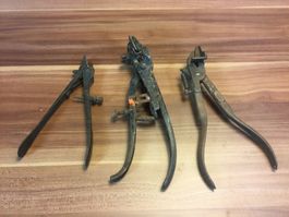Posten alte rostige Sägen Schränkzangen verschiedene Typen