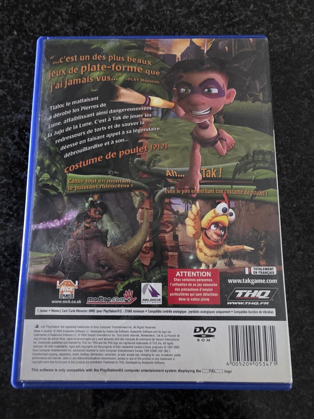 Jeux: Tak PS2 – D'occasion à Chavornay par Crash37 1