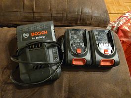 2x Bosch Akku plus Schnellladestation