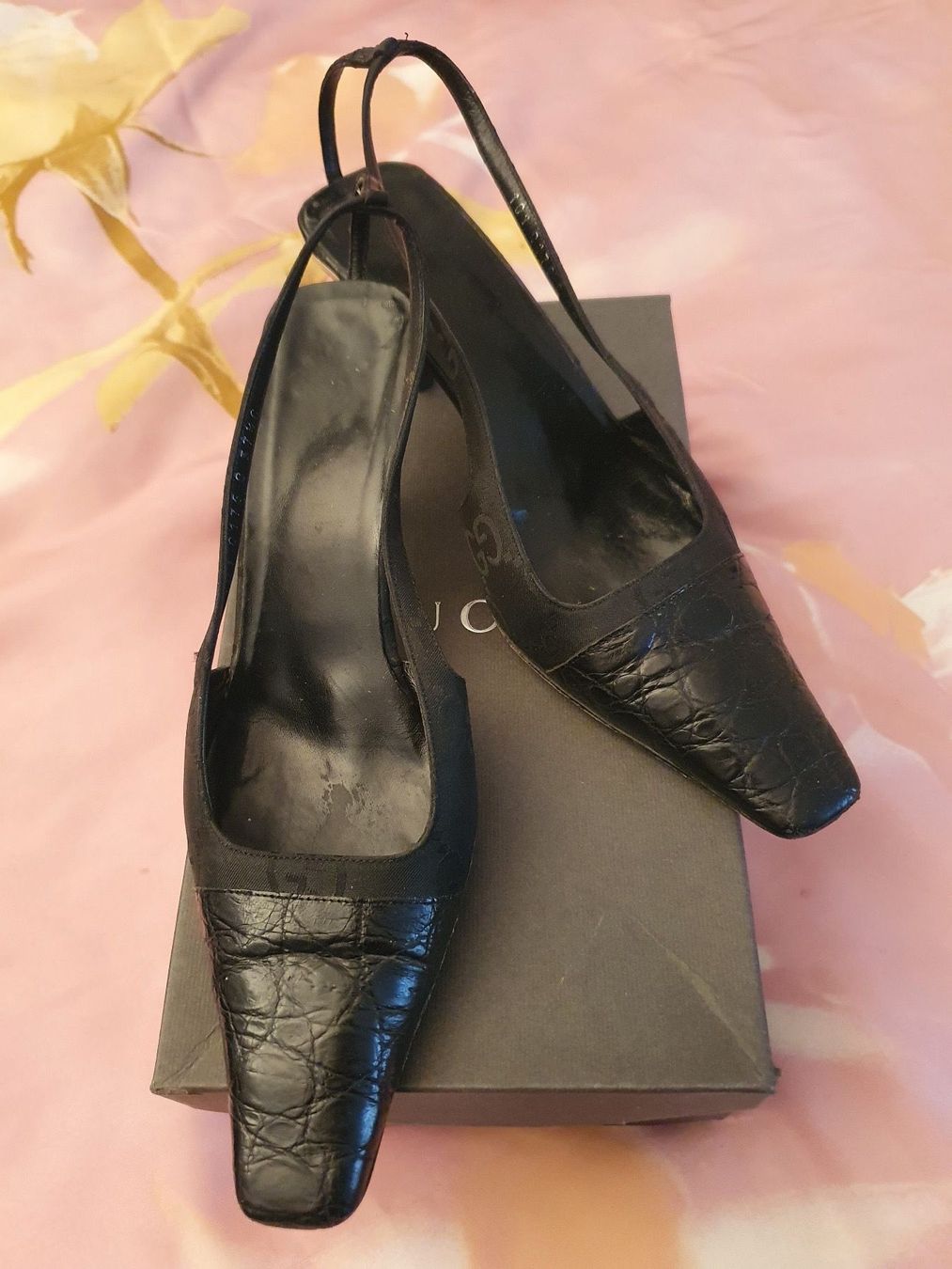 Gucci Scarpe da donna: Slingback nere GUCCI tg 37.5 – Usato da Chiasso venduto da Ann58